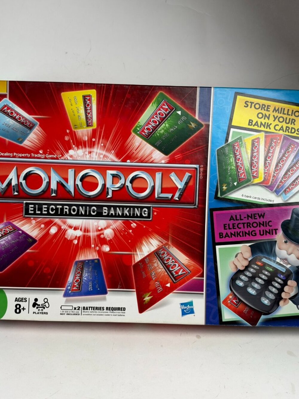 Monopoly Electronic Banking Board Game Hasbro 2011 Complete Unit Cards Tokens